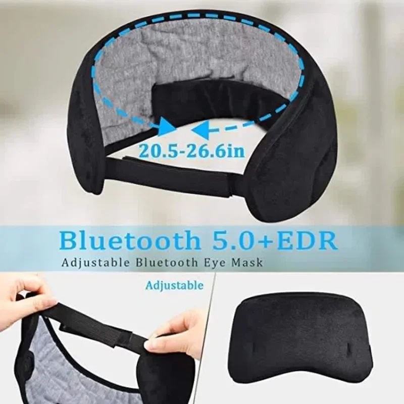 Máscara de Olhos 3D com Fones  - Bluetooth Headset On Ear avaliação e preço