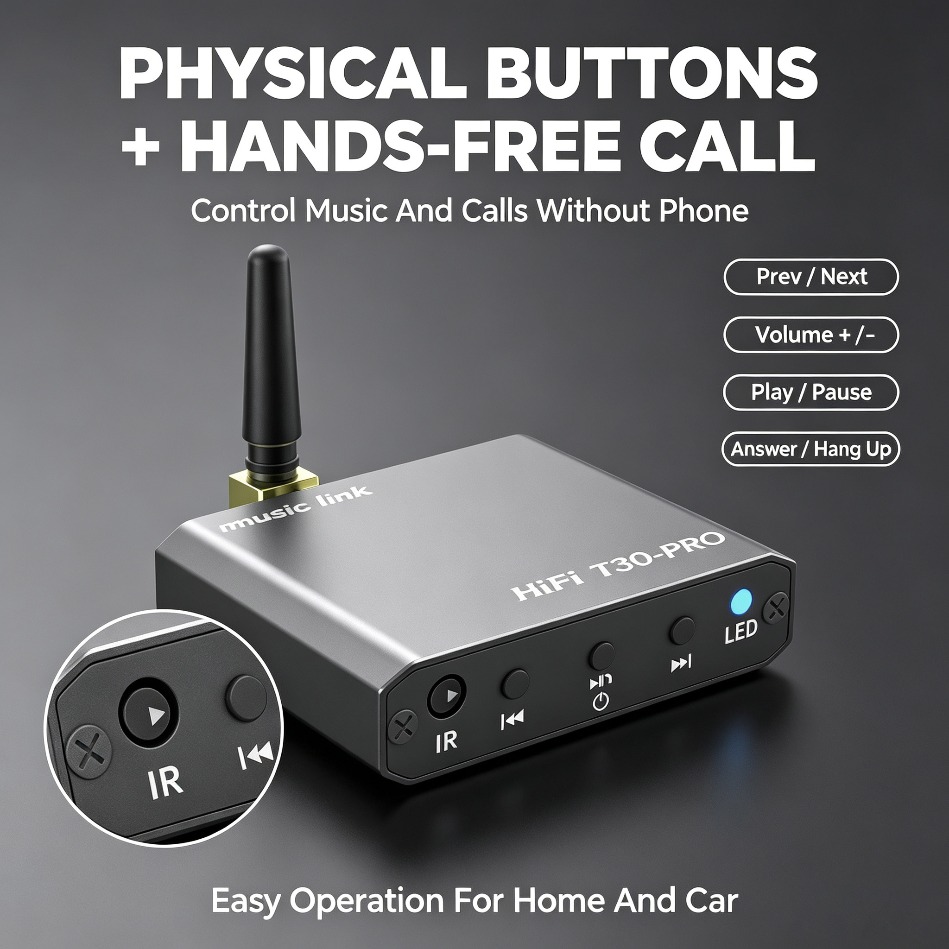 Receptor de áudio Bluetooth 5. - Bluetooth Adapter Receiver avaliação e preço