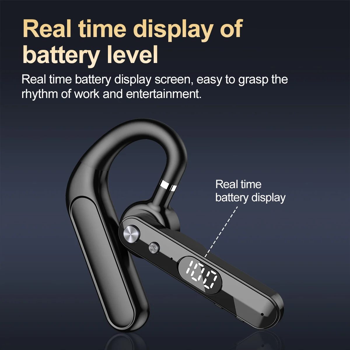 Fones de ouvido sem fio blueto - Bluetooth Headset On Ear avaliação e preço